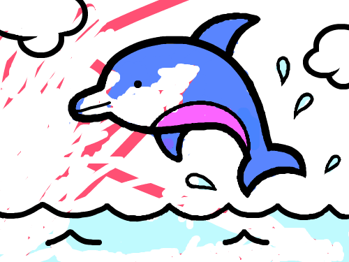 돌고래 : 굴포초이소원 스케치판 ,sketchpan