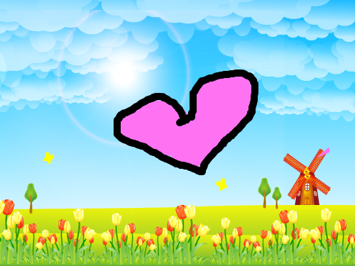 하트 : 굴포초이소원 스케치판 ,sketchpan