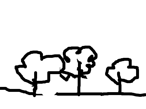 나무 : 굴포초박새나 스케치판 ,sketchpan