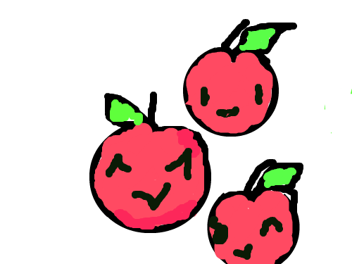 사과 : 굴포초박새나 스케치판 ,sketchpan