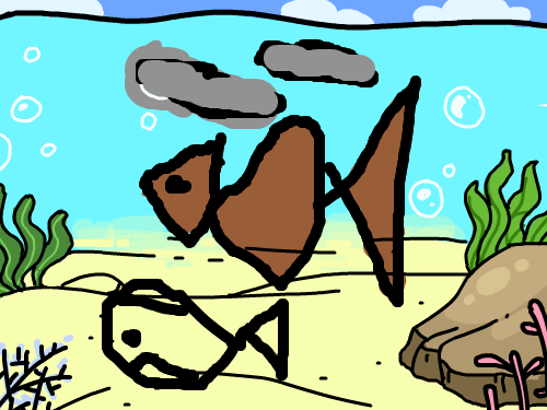 바다 : 굴포초이한주 스케치판 ,sketchpan