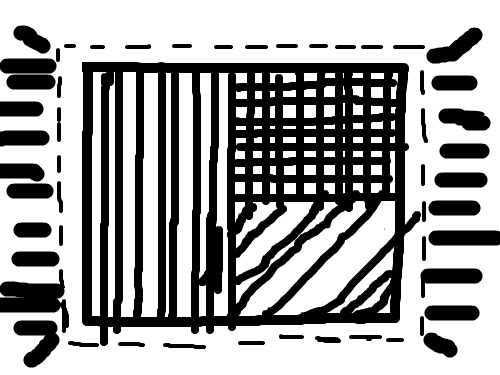 네모네모 : 굴초홍우택 스케치판 ,sketchpan