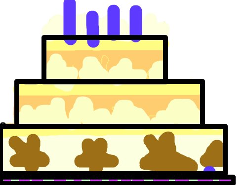 케이크 : 굴포초홍우택 스케치판 ,sketchpan