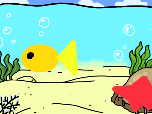 바다 : 굴포초하예준 스케치판 ,sketchpan