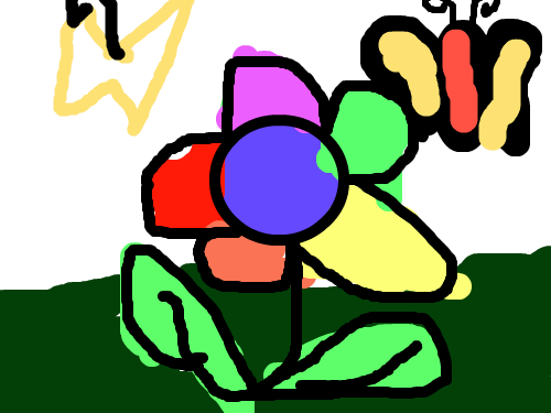 무지게꽃 : 굴포초권민준 스케치판 ,sketchpan