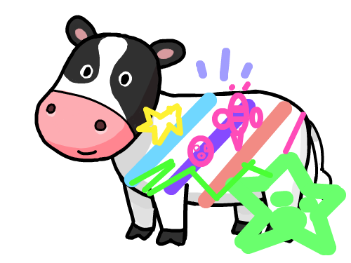 젖소 : 굴포초권민준 스케치판 ,sketchpan