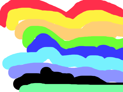 무지개 : 굴포초정준영 스케치판 ,sketchpan