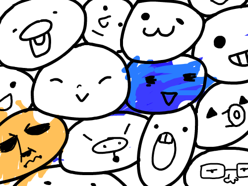 얼굴 : 굴포초강현서 스케치판 ,sketchpan