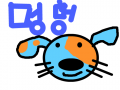 강아지 : 굴포초홍종혁 스케치판 ,sketchpan