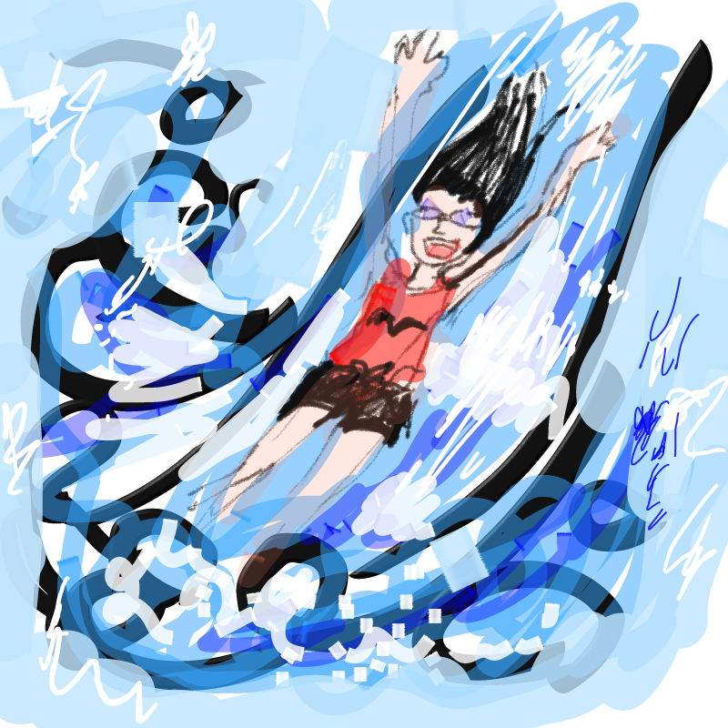 정신없다 .. : 정신없다 물놀이 스케치판 ,sketchpan