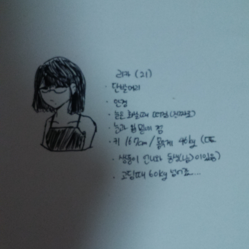 손그림하니.. : 손그림하니까 올려봅니다.
전 폰으로 그리는것보다
손그림이 더 편해요.
(못 그리는건 똑같지만.... 스케치판 ,sketchpan