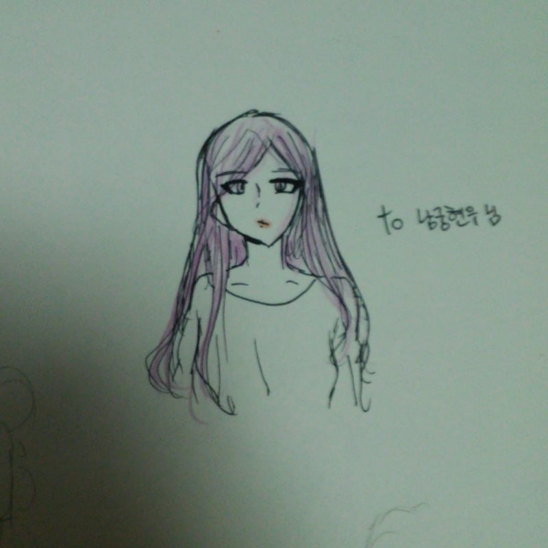현우님 리.. : 현우님 리퀘가 먼저인디 
잊고있었다요....죄송...ㅜ
손그림도 괜찮을까요- 스케치판 ,sketchpan