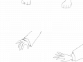 손 놓기 : 손 놓기 처음 스케치판 ,sketchpan