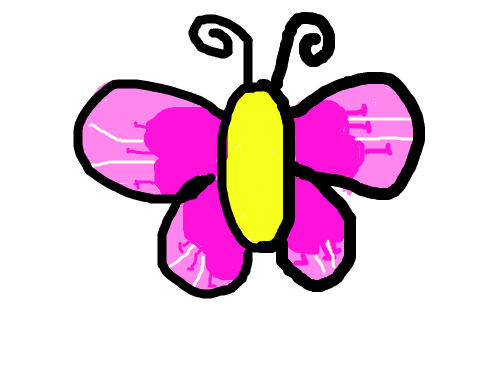 나비 : 처음그린나비 스케치판 ,sketchpan