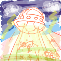 UFO\'s침공.. : UFO's침공!! 스케치판 ,sketchpan