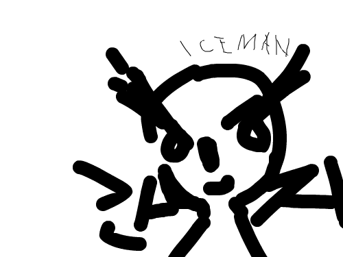 간지 아이스맨 : 의미불명 스케치판 ,sketchpan