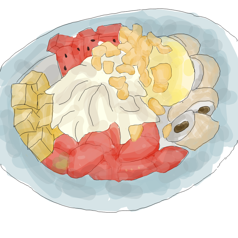빙수 : 빙수 스케치판 ,sketchpan