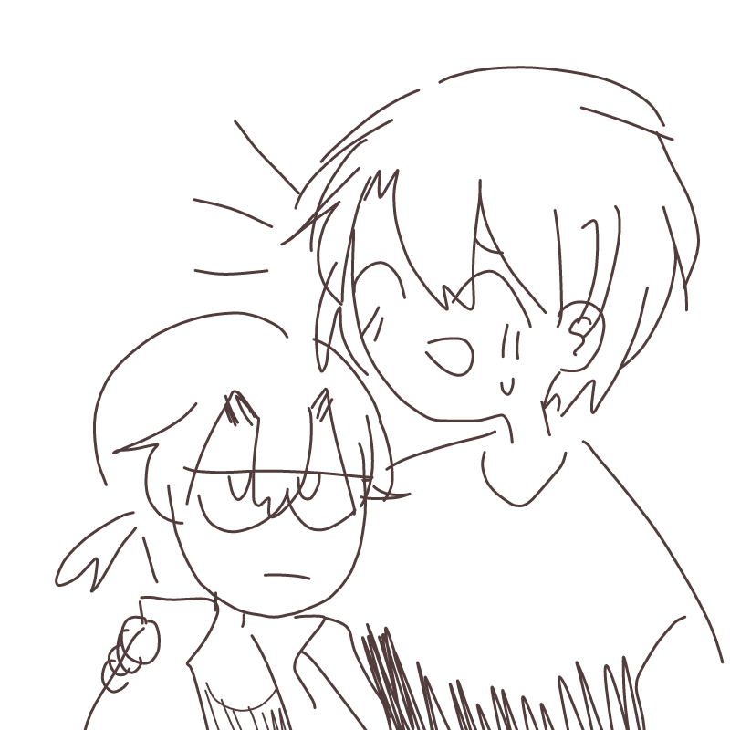 후진: 금귤.. : 후진: 금귤아 미안~ㅎㅎ 우리끼리 데잍....놀러가기로 했는데 전후가 따라와버렸따!!♡
전후:(이 형이 또 이상한짓하면 곤란해지니깐...(감시하러옴 스케치판 ,sketchpan