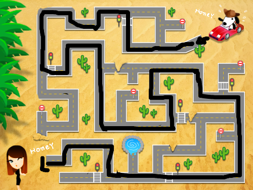 미로 : 미로 스케치판 ,sketchpan