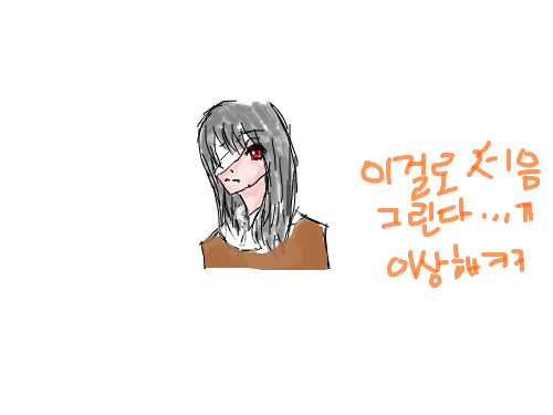 첨이얌 : 스캐치 판으로 그린건 첨인데 ㅋㅋ;;오캔 이랑 달라서 조금 힘듬 ㅠㅠ 암튼 거지 같은 그림 잘봐제세요;; 스케치판 ,sketchpan