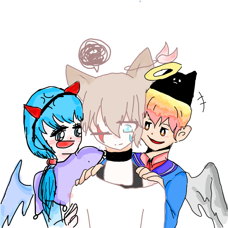 나 바본가.. : 나 바본가봐..최애캐도잘몰라..(크흐흡 스케치판 ,sketchpan