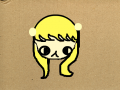 얼굴 : 여자아이의 얼굴 스케치판 ,sketchpan