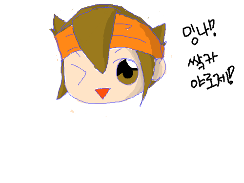 밍나 싹카야로제 : 이나즈마 일레븐 엔도에요ㅋㅋ 스케치판 ,sketchpan