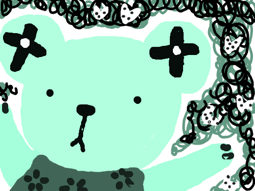 ?? : 곰 스케치판 ,sketchpan