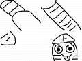 지렁이놀이 : 노는중기분째지네 스케치판 ,sketchpan