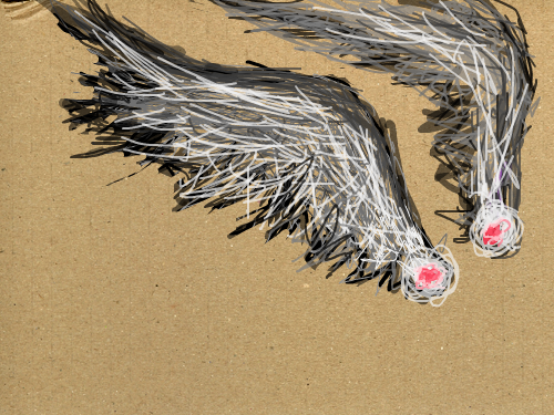 날개 : 캐릭은젭병이라 스케치판 ,sketchpan