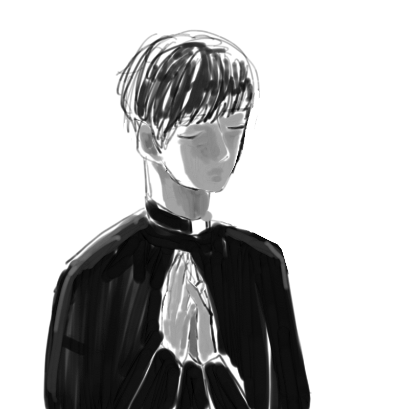 사제복! : 사제복! 스케치판 ,sketchpan