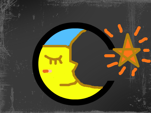 C달과별 : c로그렸음 스케치판 ,sketchpan