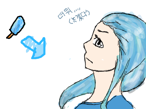 의인화 : 의인화. 스케치판 ,sketchpan
