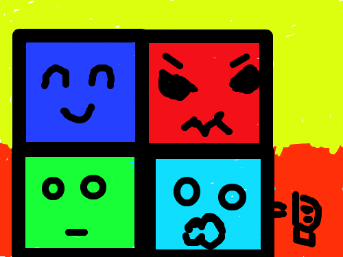 네모표정 : 네모... 스케치판 ,sketchpan