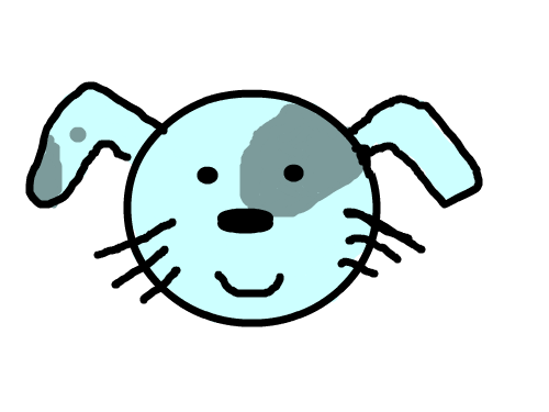 강아지얼굴 : 개얼굴그리기 스케치판 ,sketchpan