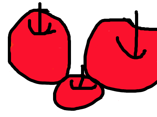 사과 : 초보자의지독한 사과그리기 스케치판 ,sketchpan