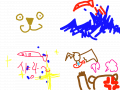 물고기 도둑 : 곰돌이가 배고파요....ㅜㅜ 스케치판 ,sketchpan