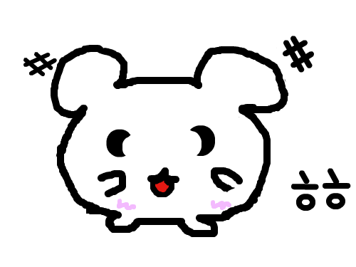 햄스터 : 첫작이에요>< 좋게 봐주세요~ 스케치판 ,sketchpan