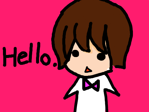 헬로 : 라판 처음임 스케치판 ,sketchpan