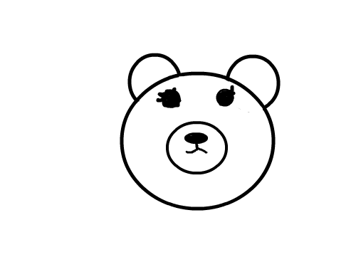 곰안녕 : 곰안녕하세요? 스케치판 ,sketchpan
