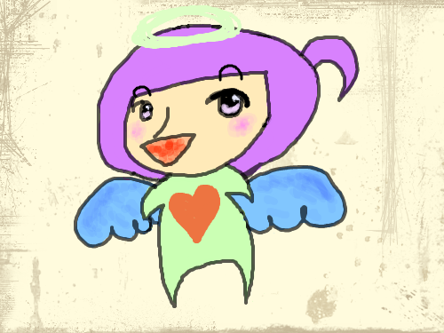 육체이탈 : 육체에서 벗어난 천사 즉, 영혼 스케치판 ,sketchpan