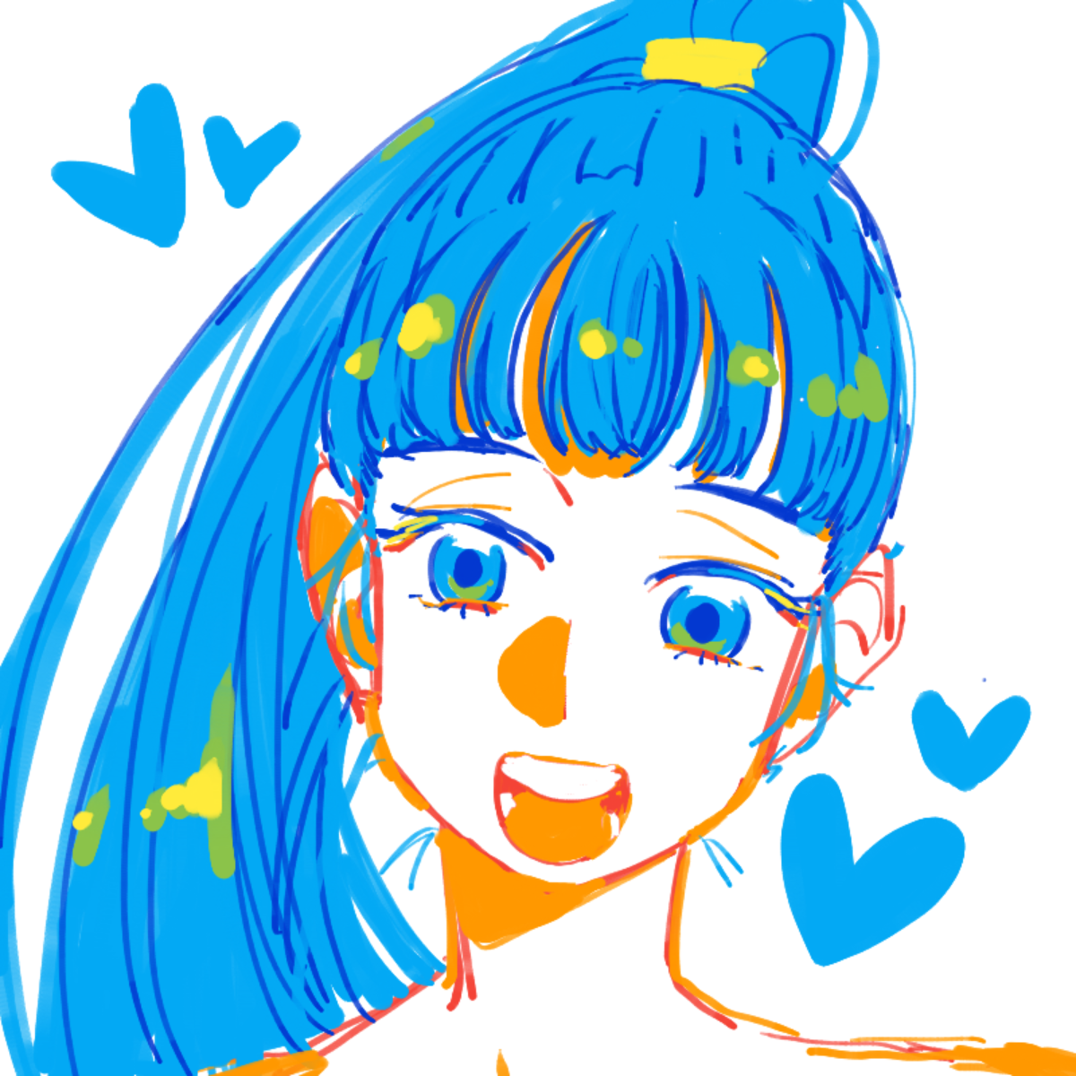 하늘소녀 : 하늘소녀 스케치판 ,sketchpan