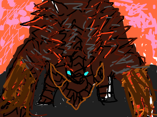 패룡아캄트룸 : 몬헌몬스터 스케치판 ,sketchpan