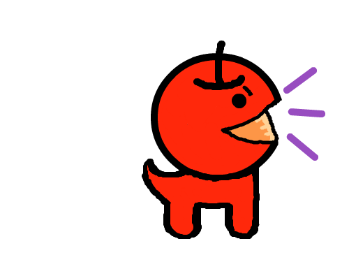 강아지사과 : 사과를 이어그리기해서 얼굴과몸통을 그린 강아지 스케치판 ,sketchpan