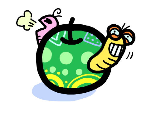 벌레 먹은 사과 : 22쪽 완성 스케치판 ,sketchpan