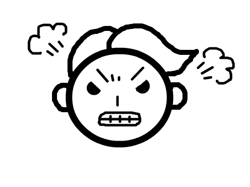 표정 연습  - 동그라미 : 동그라미 얼굴을 이용해 표정 연습(화난 표정) 스케치판 ,sketchpan