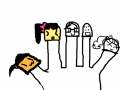 손가락 가족 : 손가락 ^^ 스케치판 ,sketchpan