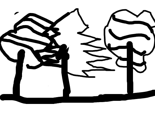 나무 그림 : 나무 그림 스케치판 ,sketchpan