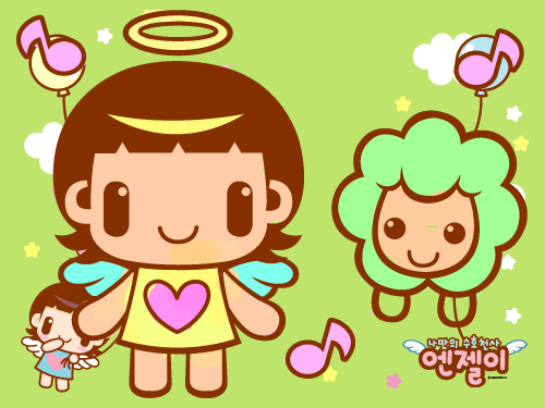 엔젠이 : 귀여운 엔제이 스케치판 ,sketchpan