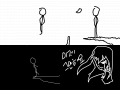 자살방지캠페인 : 그만해요 스케치판 ,sketchpan